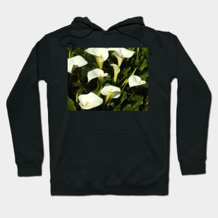 Nature, Wildflowers, Calla Lily Hoodie